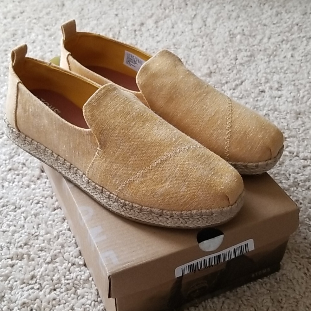 TOMS Deconstructed Alpargata Rope, Mustard